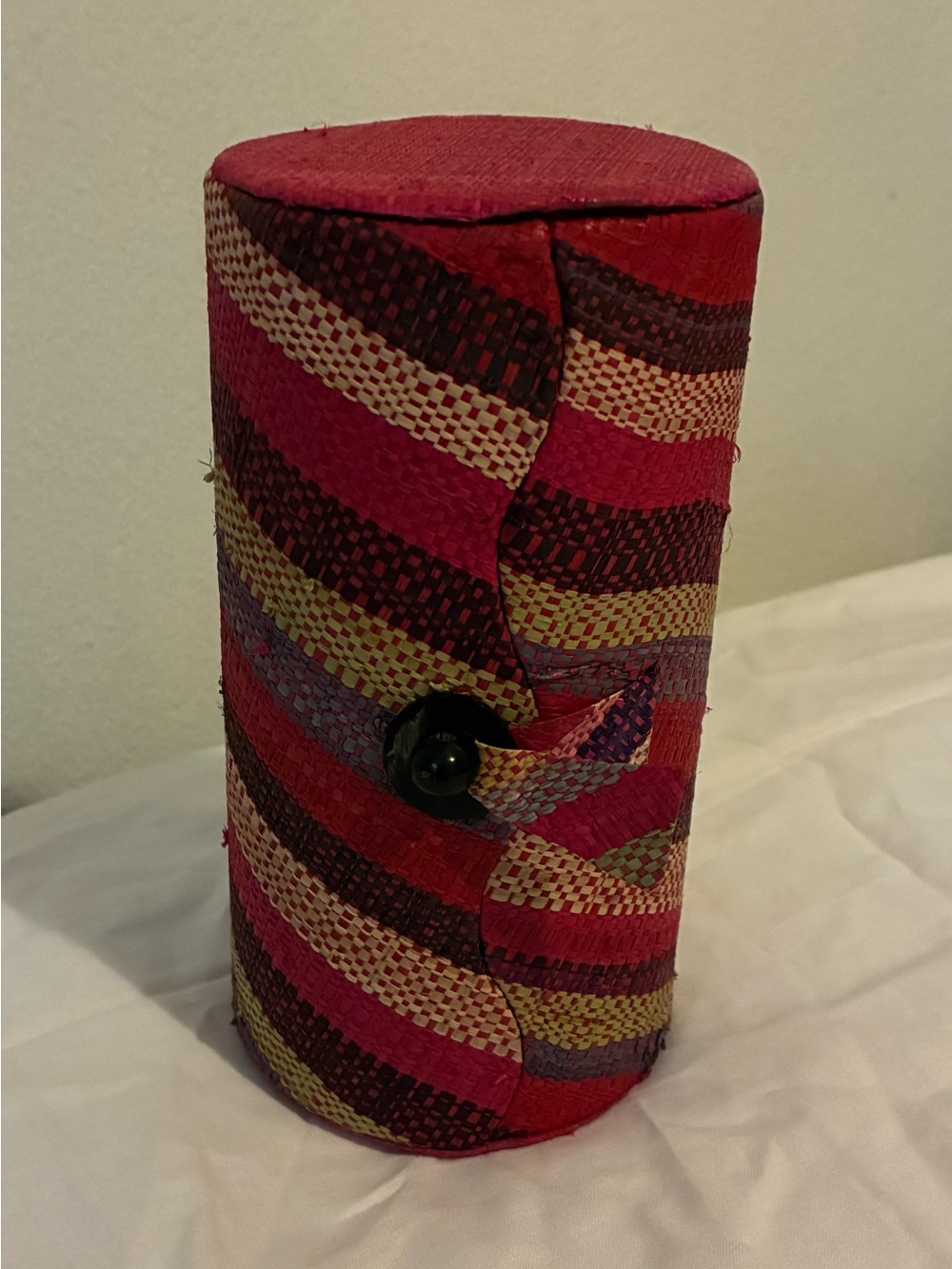 Round Artisanal Jewelry Box | Handmade